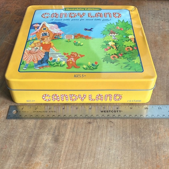 Vintage nostalgia edition Candy Land Board Game in metal tin - Picture 16 of 16